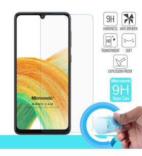 Microsonic Samsung Galaxy A33 5G Nano Glass Cam Ekran Koruyucu (Renksiz)