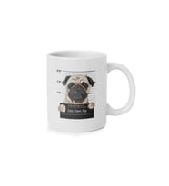 Kötü Köpek Pug Baskılı Kupa