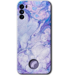 Reeder S19 Max Pro S Kılıf HD Desen Baskılı Arka Kapak - Spots Lilac