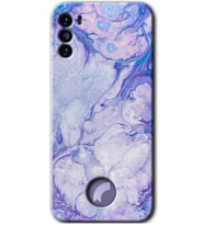 Reeder S19 Max Pro S Kılıf HD Desen Baskılı Arka Kapak - Spots Lilac