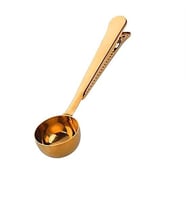 River World Mandallı Kahve Ölçü Kaşığı Gold Çok Fonksiyonlu Paslanmaz Çelik Kaşık