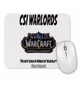 World Of Warcraft Csi Warlords Mouse Pad