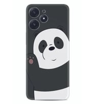 Xiaomi Poco M6 Pro 5G Kılıf Silikon Desen Özel Seri Hello Panda 1709