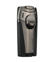 Quantoro 2 Torch Pürmüz Siyah-Gunmetal Metal Puro Çakmağı - TRZ1036