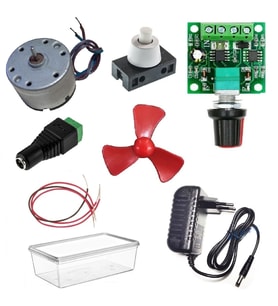 Kutulu 3 in 1 Basit Motor Deney Seti (3 Devre) - Öğrenci Elektrik Devresi