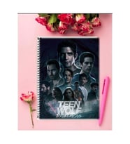 Teen Wolf Defter 1 Adet Özel Tasarım A4 Boyutu 21*29 Cm Telli Çizgili Defter