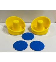 Air Hockey Tokaç 2 Adet + Disk 3 Adet Set Havalı Hokey Yedek Parça