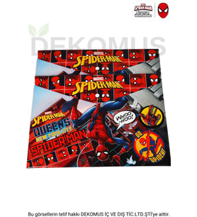 YENİ SEZON LİSANSLI SPIDERMAN TEKLİ ÇITÇITLI DOSYA (Krem)
