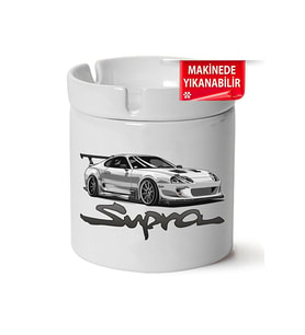 Toyota Supra Baskılı Porselen At-Söndür Küllük