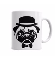 Pug Köpek 06 Kupa Bardak Porselen