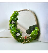 Moss Ayna, Eskitme Moss Ayna, Garden Dekoratif Hediyelik Mini Biblo
