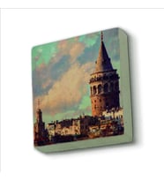 Galata Kulesi  Baskılı Doğaltaş  Magnet(KRT-022)