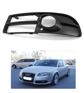 AUDİ A4 2004 - 2007 SİS FARI ÇERÇEVESİ IZGARASI SOL SİSLİ