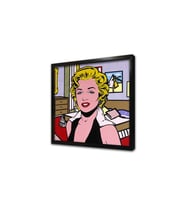 Marilyn Monroe Soyut Çerçeveli Mdf Tablo