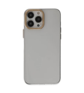 İphone 13 Pro Kılıf Anka Pc Sert Metal Kapak - Şeffaf