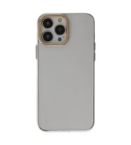İphone 13 Pro Kılıf Anka Pc Sert Metal Kapak - Şeffaf