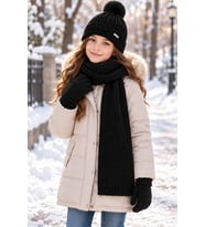 KİTTİ 26180-05 KIZ 9-15 YAŞ ATKI BERE ELDİVEN SET