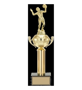 ODAK KUPA - Figürlü Kupalar - Voleybol Kadın Figürlü Kupalar FG-048 B - 42 cm