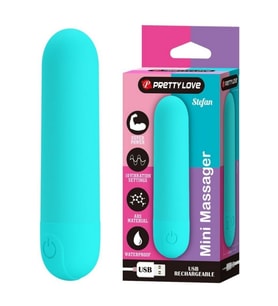 Stefan Mini Massager Bullet Vibratör Mavi