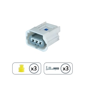 Direksiyon Pompa Soketi Beyaz 3 Pin Kablosuz