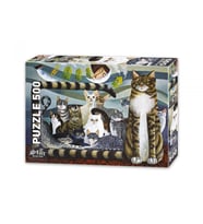 Star Oyun Kedi Ailesi 500 Parça Puzzle