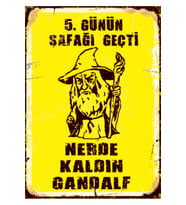 Ahşap MDF Poster (27x18cm)
