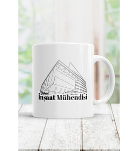 Yüksek Inşaat Mühendisi Kupa Bardak