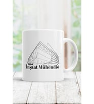 Yüksek Inşaat Mühendisi Kupa Bardak