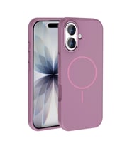 Apple iPhone 17 Kılıf M-Safe Şarj Özellikli Metal Kamera Çerçeveli Zore Edi Silikon Kapak