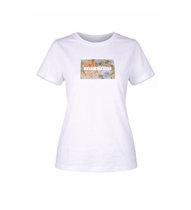 Trender Trus Baskı Beyaz Kadın T-Shirt 26YL71595009