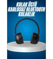 Wireless 5.0 Bluetooth Kablosuz Kulaklık ANC Özellikli Kulak Üstü Ayarlanabilir