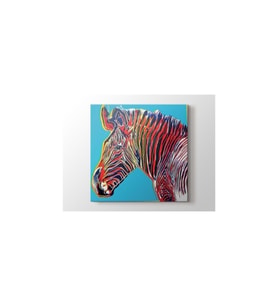 Andy Warhol - Zebra Tablo 35 X 35 Cm