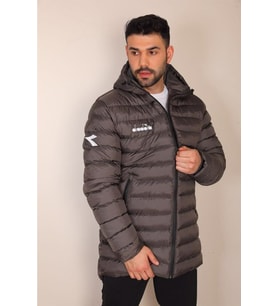 Diadora Roy Anarok Antrasit Erkek Şişme Uzun Mont - RoyanarokAnt