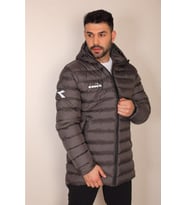 Diadora Roy Anarok Antrasit Erkek Şişme Uzun Mont - RoyanarokAnt