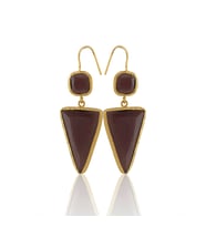 Kadir Jewellery 22 Ayar Altın Kaplama Kadın Sallantılı Küpe -El İşçiliği Ve Hipoalerjenik Küpe