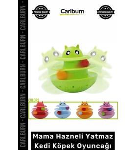 Özel Üretim Eğitici Zeka Geliştirici İnteraktif Hacıyatmaz Mama Hazneli Yatmaz Kedi Köpek Oyuncağı