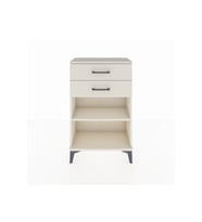 Arges Komodin Tek Raflı 2 Çekmeceli 60x30x96 Aytaşı-Aytaşı