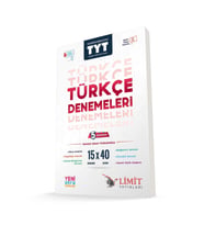 Limit Yayınları 2024 - 2025 Müfredat Yeni Nesil TYT TÜRKÇE DENEMLERİ (Çok Renkli)