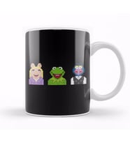 The Muppet Kermit Miss Piggy And Gonzo The Muppets Pixel Kupa Bardak Porselen