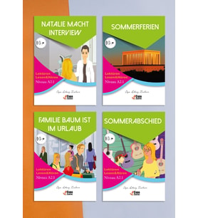 Çıpa Almanca Lektüren Aus Dem Alltag-2 A2.1 4'lü Hikaye Seti Gündelik Hikayeler Set-3