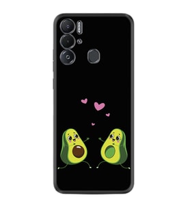 Tecno Pova Neo Kılıf Silikon Desen Özel Seri Aşık Avokadolar 1642