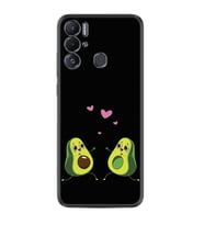 Tecno Pova Neo Kılıf Silikon Desen Özel Seri Aşık Avokadolar 1642