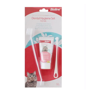 Bioline Kedi Ağız Bakım Seti (Beyaz)