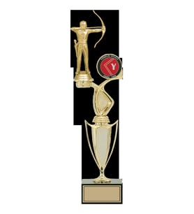 ODAK KUPA - Figürlü Kupalar - Okçu Figürlü Kupalar FG-043 B - 43 cm