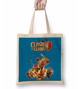 Clash of Clans Infinite War 3 Bez Çanta Uzun Saplı