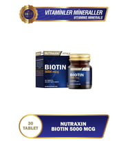 Nutraxin Biotin 5000 Mcg  30 Tablet Saç Vitamini