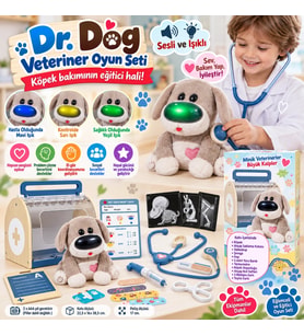Sesli ve Işıklı Dr.Dog Veteriner Oyun Seti