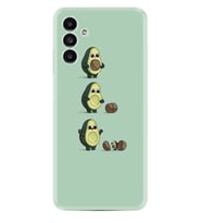 Samsung A23 A31 A32 A50 A51 A52 A53 A70 Kılıf Desenli Silikon Avokadolar1352