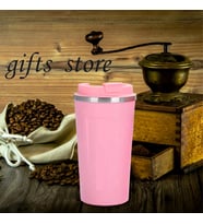 TERMOS BARDAK MUG 380 ML ( SIRDIRMAZ KAPAK , EL YAKMAZ ) (Pembe)