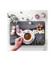 Baskılı Cam Kesme  ve Sunum Tahtası temperli Cam  20x30cm